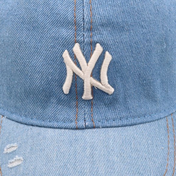 MLB Cap Baseball New York Yankees Light Denim 50U F 32CP85641-7 - Picture 3 of 6